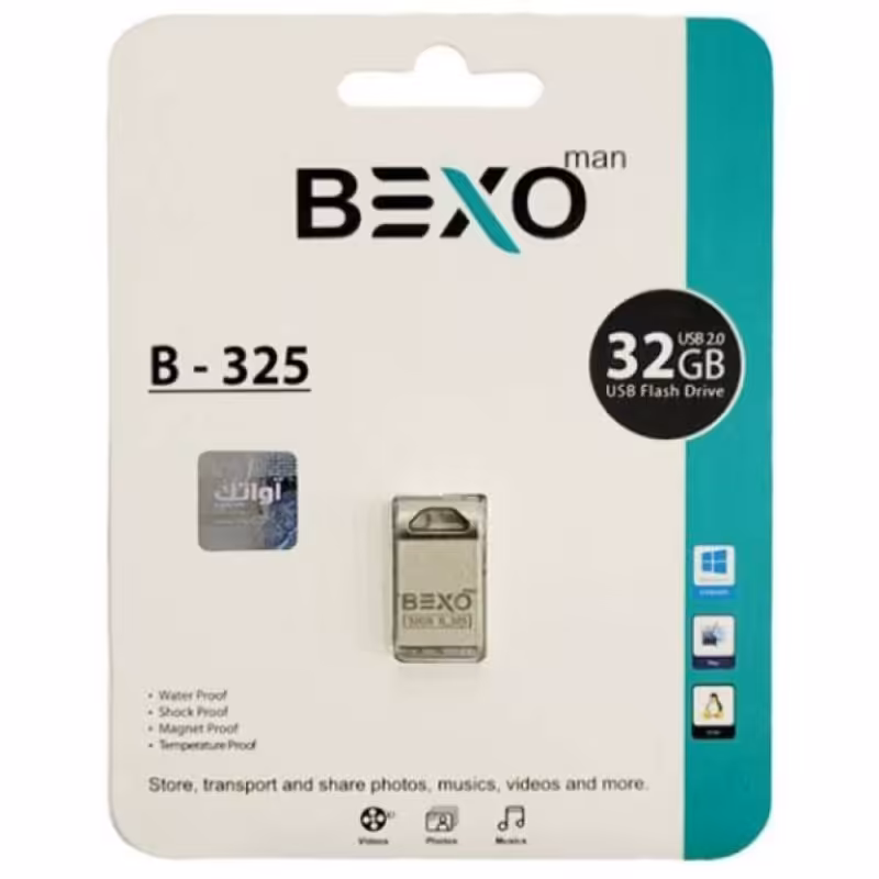 فلش مموری بکسو مدل B-325 ظرفیت 32 گیگابایت