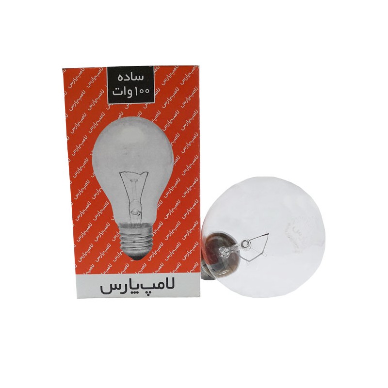 لامپ 100 وات رشته ای ساده پارس شهاب