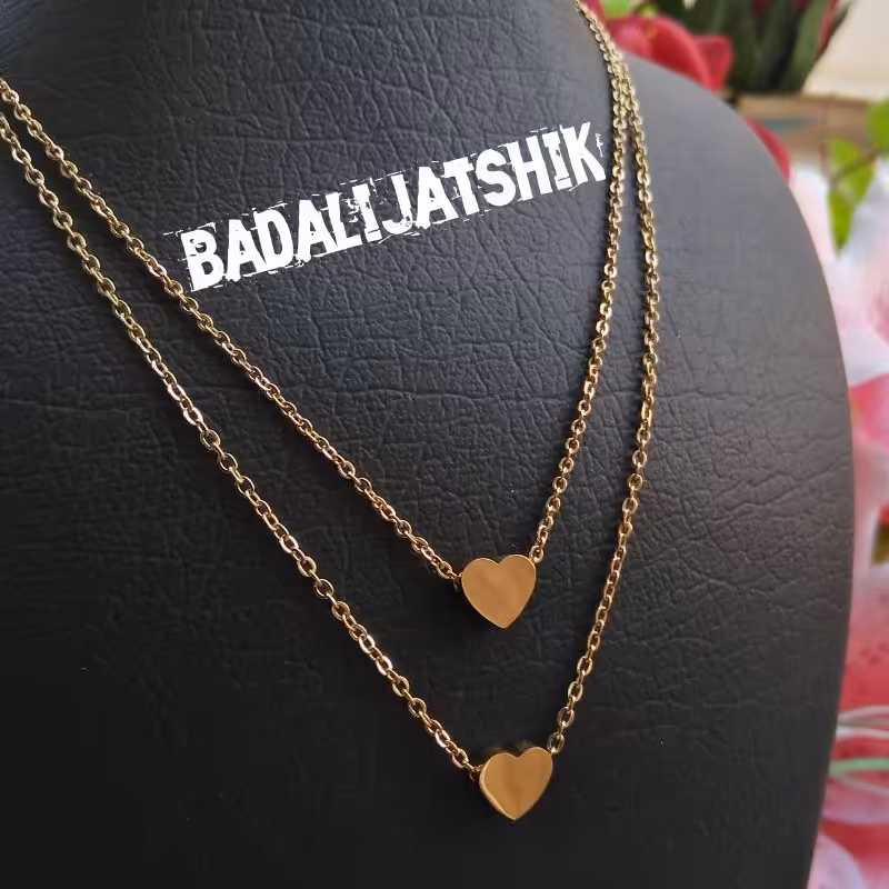 گردنبند دولاین  استیل