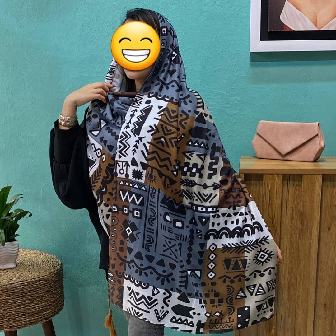 شال موهر منگوله دار دور دوخت9