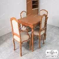 میز ناهارخوری کمجا 4 نفره روتی