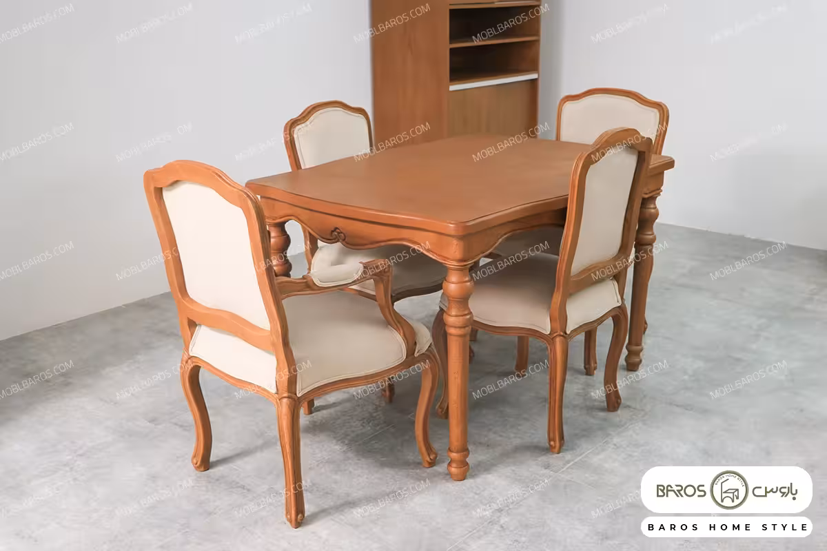 میز ناهارخوری کمجا 4 نفره روتی