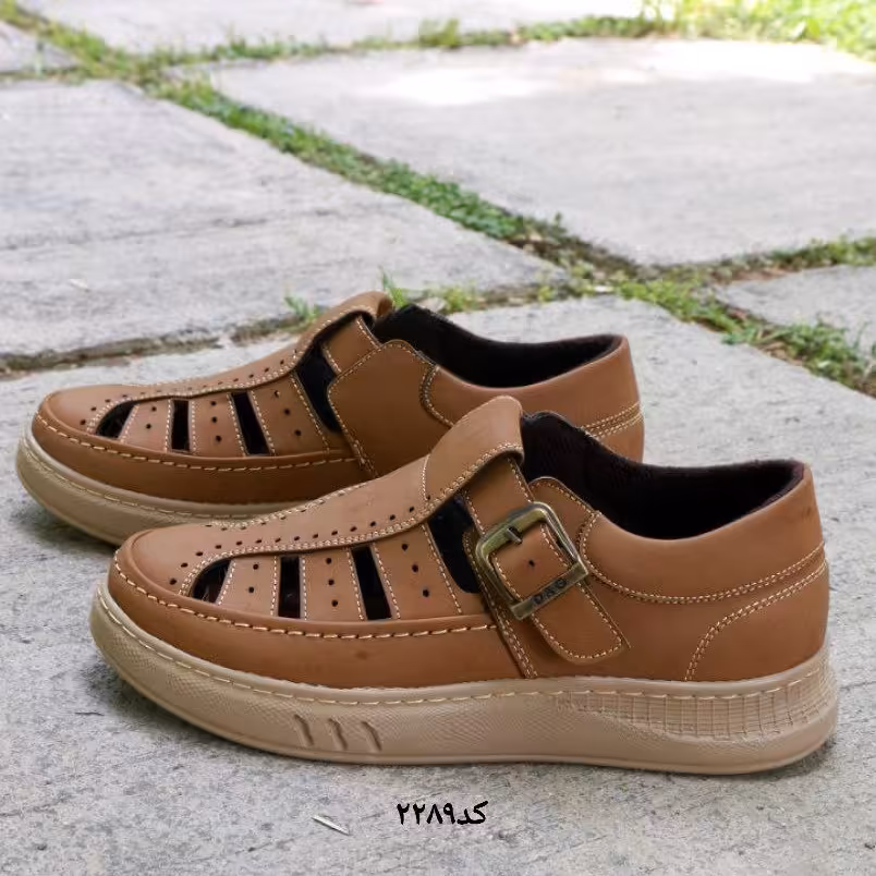 کفش تابستانه مردانه با کیفیت عالی دوردوخت زیره پیو نرم و خوش پا 3