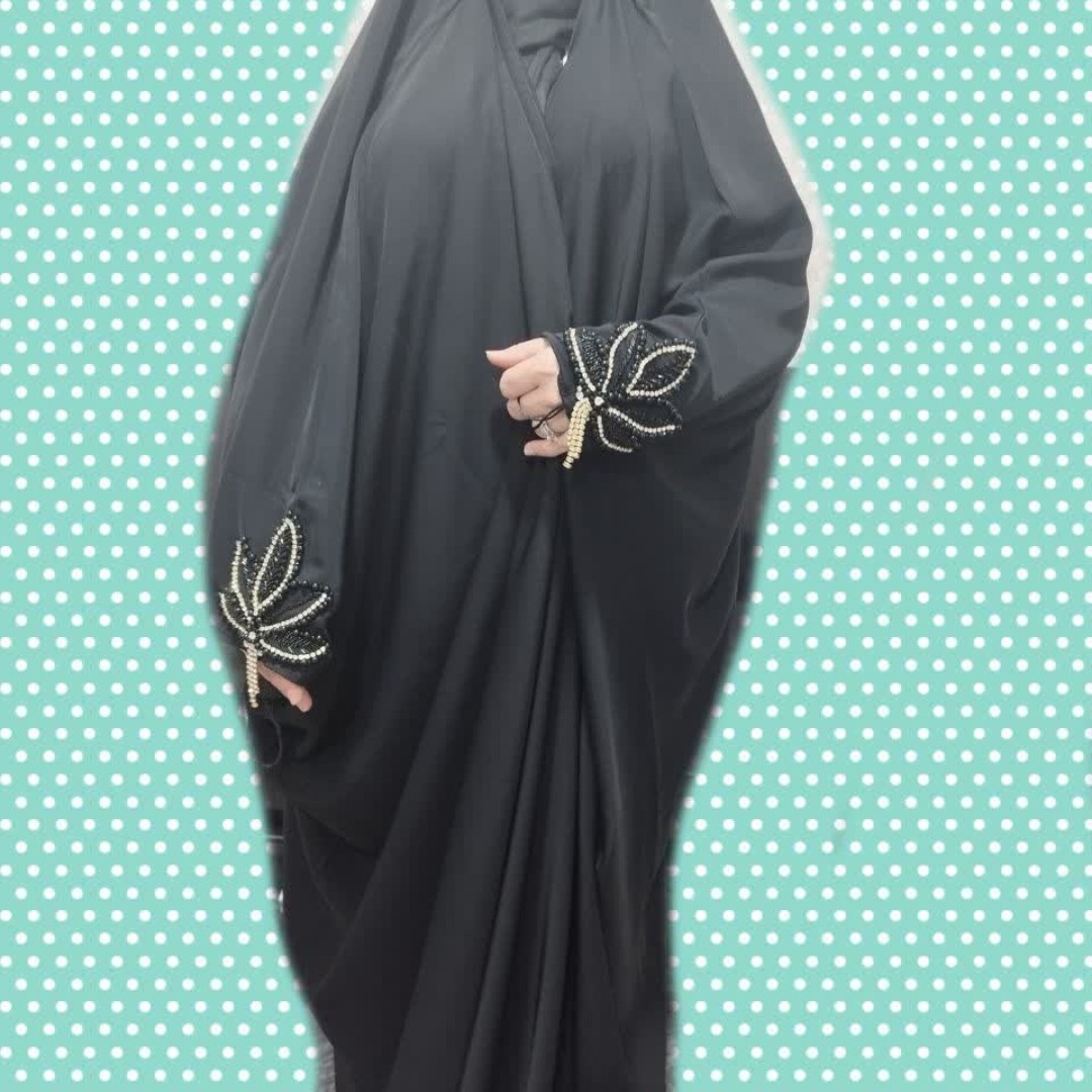 چادر عربی ژرژت کره ی جواهر دوزی