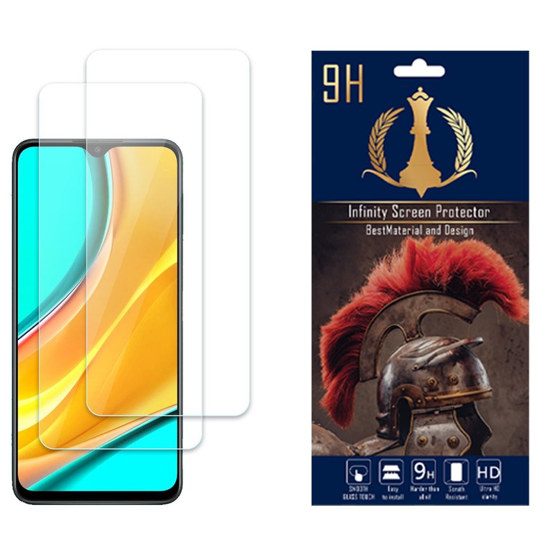 محافظ صفحه نمایش اینفینیتی مدل NANOمناسب برای شیائومی Redmi 9 بسته دو عددی