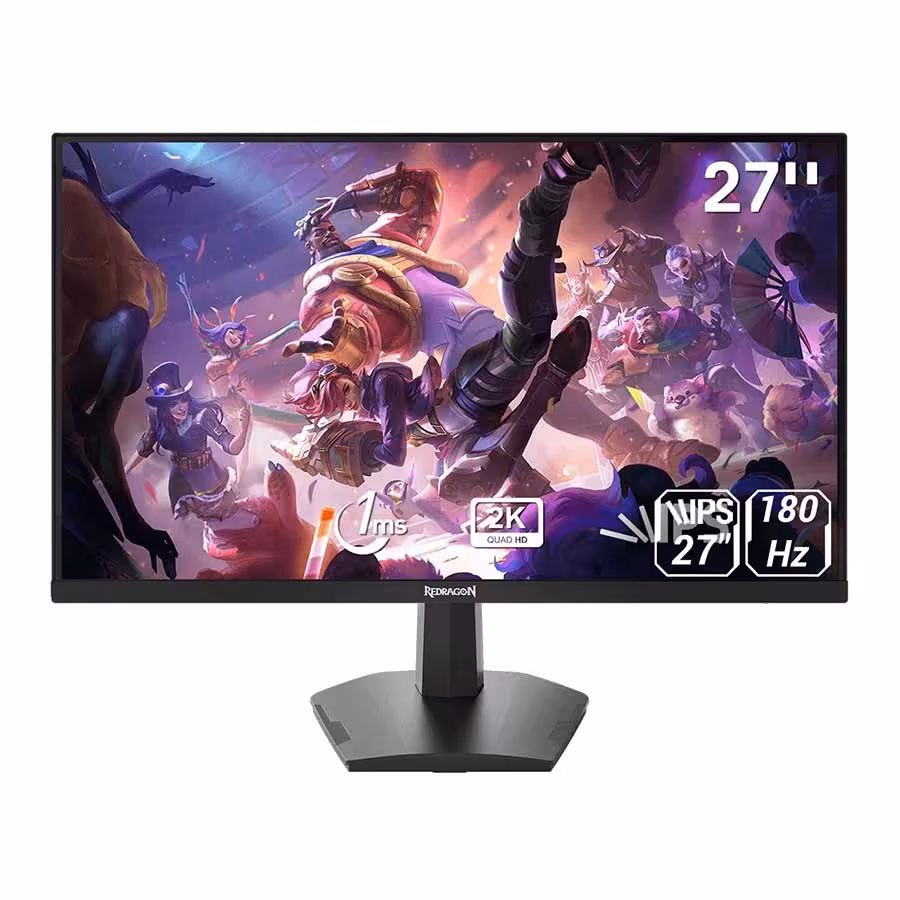 قیمت و خرید مانیتور گیمینگ 27 اینچ ردراگون مدل GM27X5QIPS | یاس ارتباط