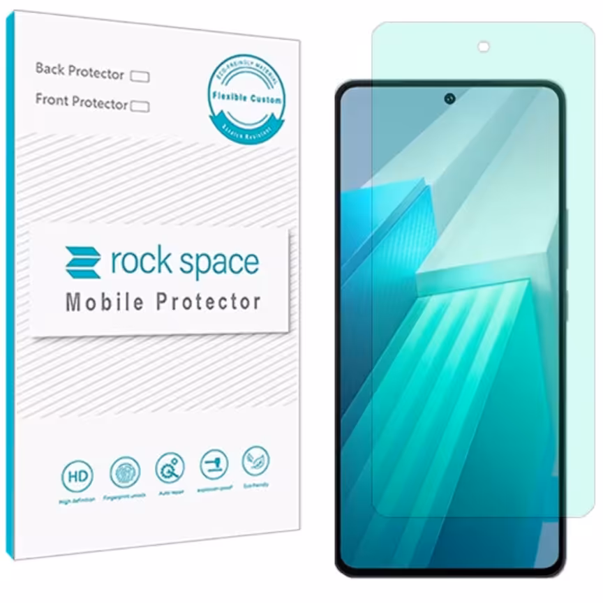 گلس   ویوو iQOO Neo8 Pro  مدل نانو هیدروژل گرین لایت برند راک اسپیس   