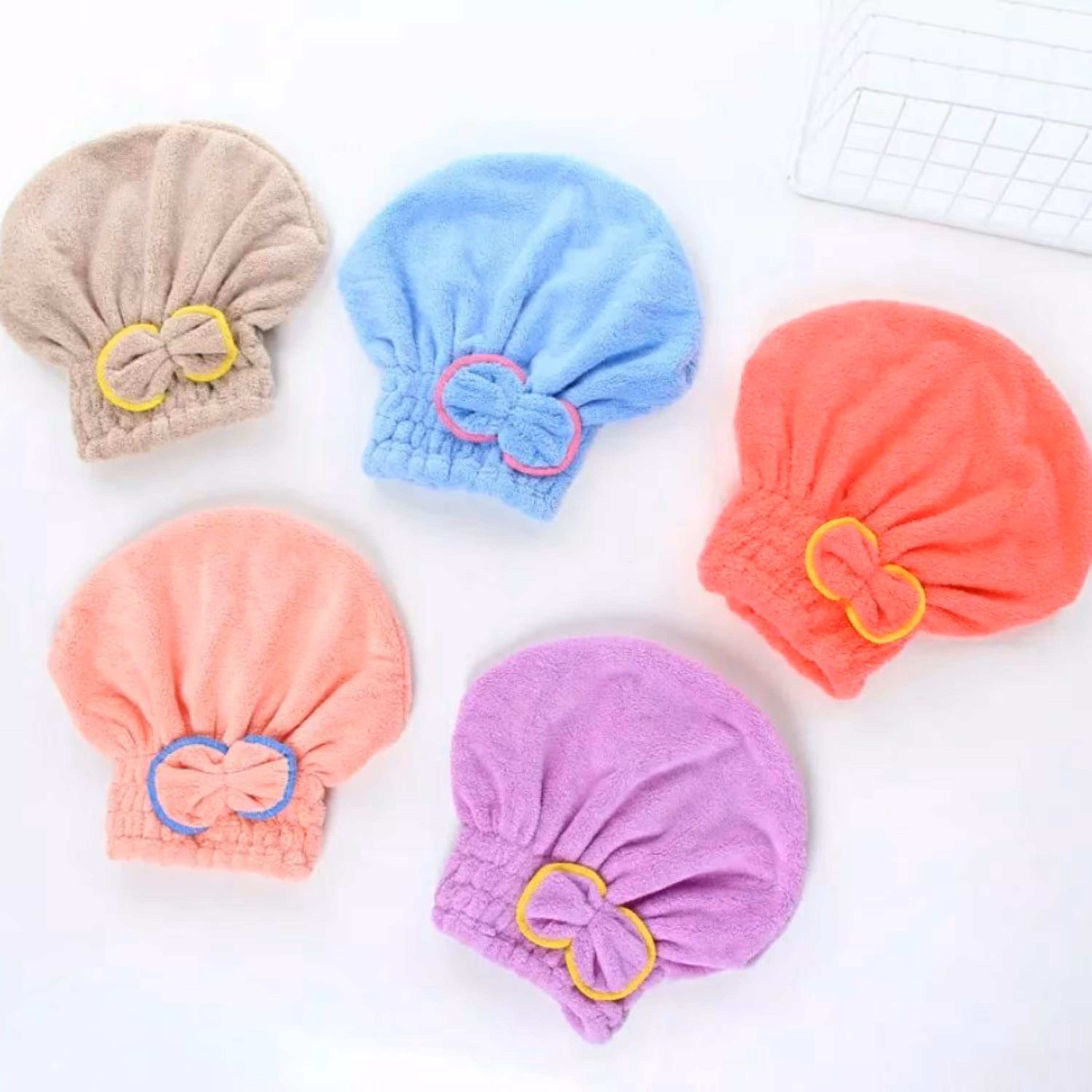 کلاه حمام زنانه رنگبندی زیبا