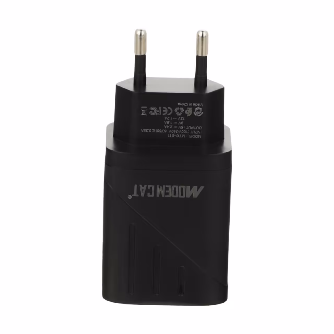 شارژر دیواری مودم کت مدل MTC-011 همراه با کابل تبدیل microUSB