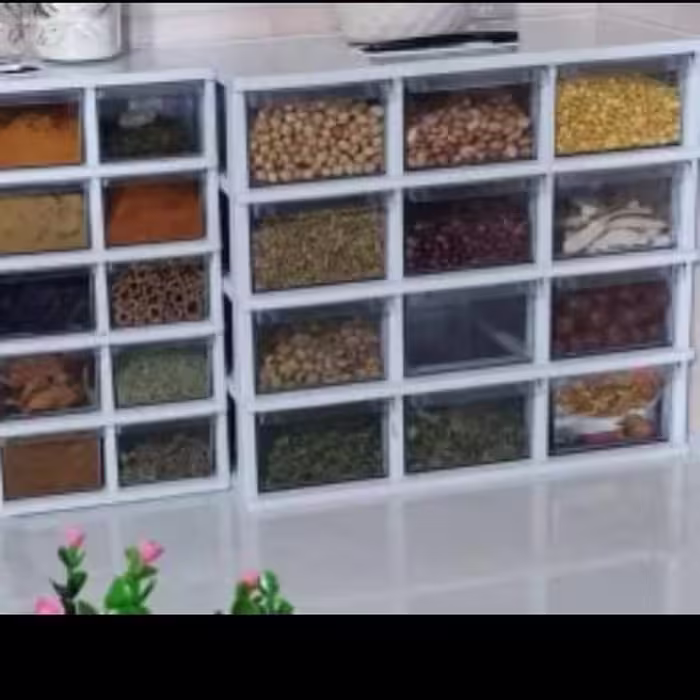 نظم دهنده فایل جا ادویه 12 کشو سه طبقه