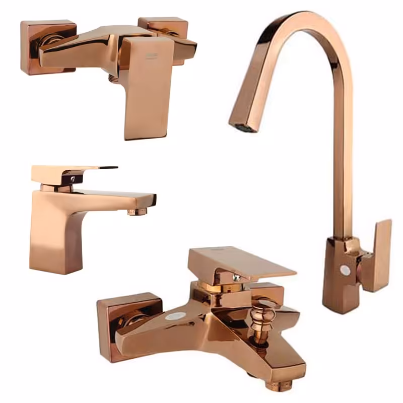 سری شیر اهرمی راسان مدل النا رزگلد