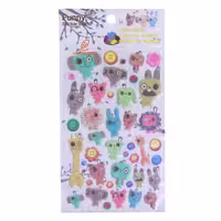 برچسب فانتزی (استیکر) کد 15S-C548 طرح حیوانات FUNNY