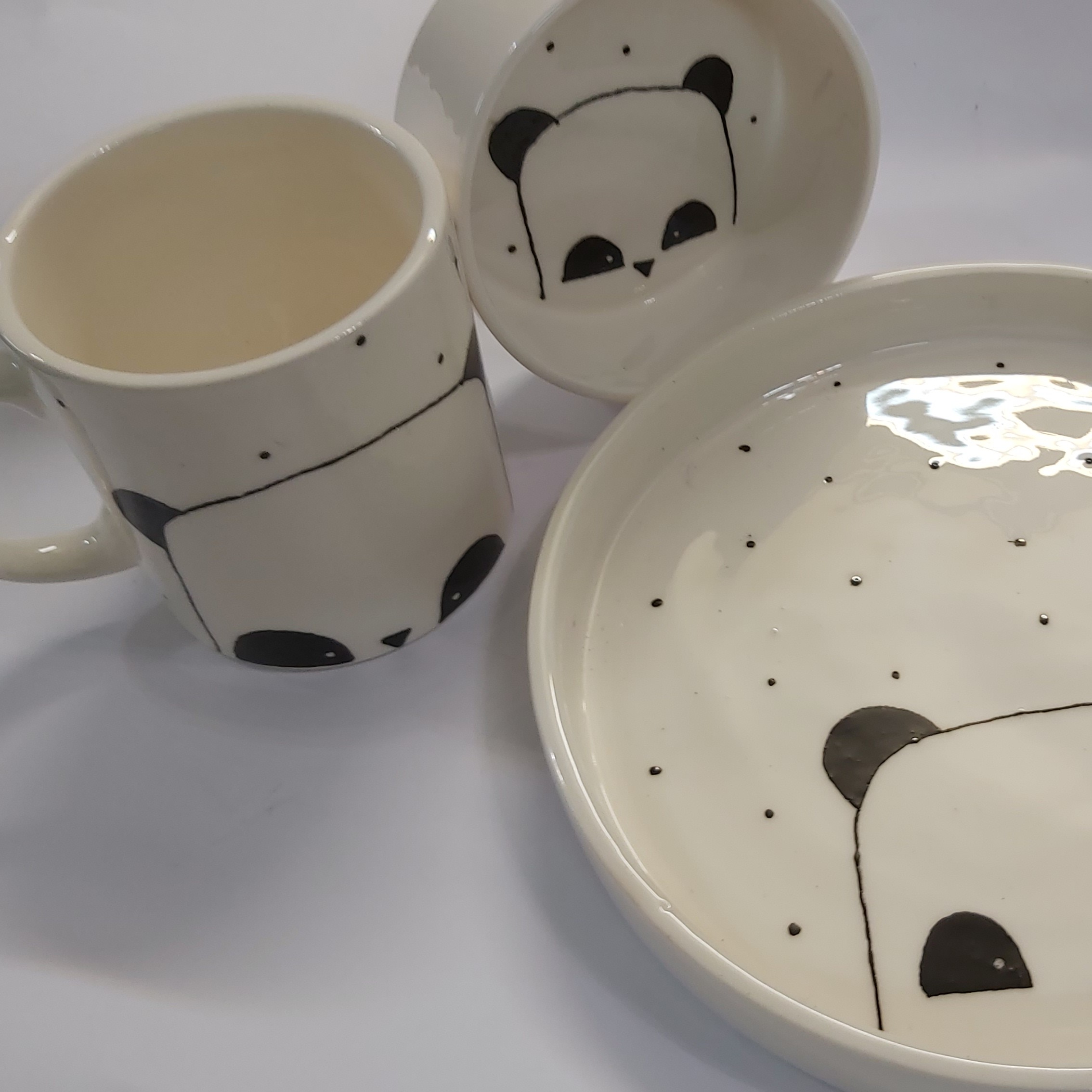 ست پاندایی سرامیک