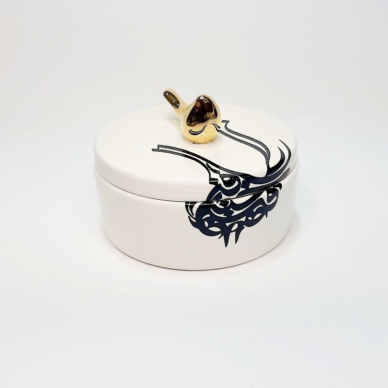 شکلات خوری گرد کوچک کالیگرافی