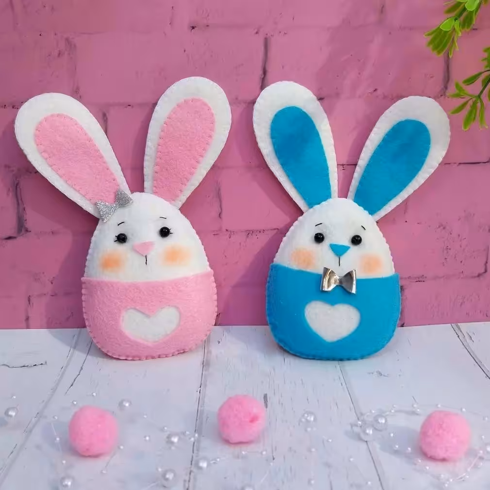 گیفت یا خرگوش یا تخم مرغ تزیینی 10سانتی(هر عدد) 