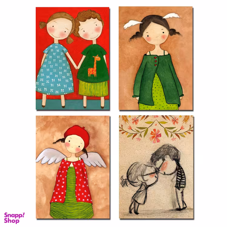 تابلوی مگنتی کد NG03 مجموعه 4 عددی