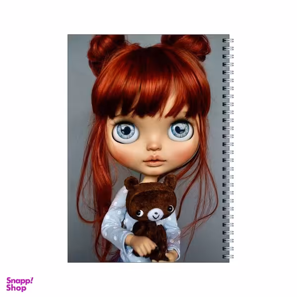 دفتر مشق 50 برگ بامبیلیپ طرح دختر و خرسش کد 1294592