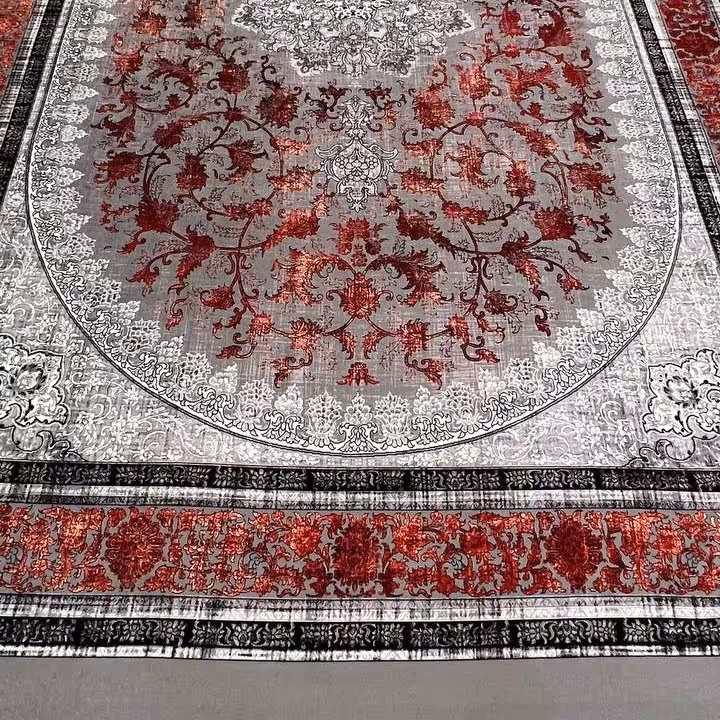 کاور فرش کشدار  کد rh165110 طرح بسیار بسیار  زیبا و عالی و با کیفیت عالی 9 متر ی (تنوع سایز قابل سفارش)