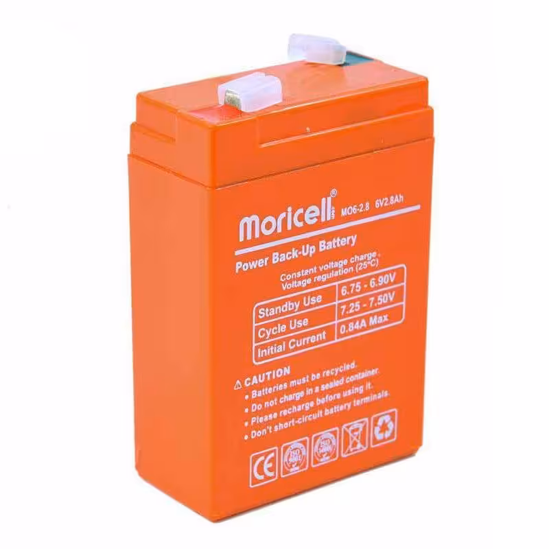 باتری ups یو پی اس 6ولت 2.8 آمپر موریسل Moricell مدل MO6-2.8