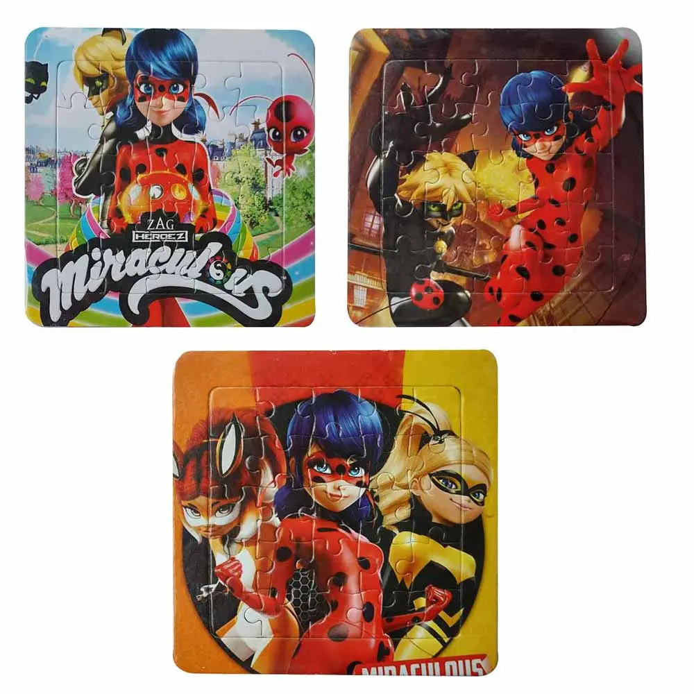 خرید پازل 25 تکه 3 عددی به همراه رنگ آمیزی