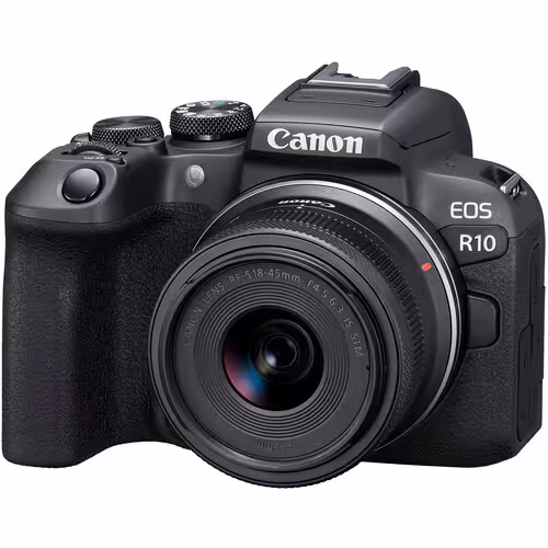 خرید دوربین Canon EOS R10 Mirrorless Camera with 18-45mm Lens با بهترین قیمت