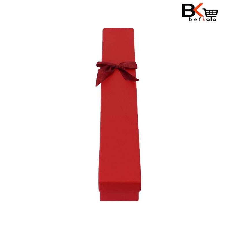 باکس گل قرمز پاپیون دار سایز بزرگ کد 85