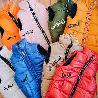 پافر جیب دار بچگانه، جنس مموری ضدآب،جنس داخل پشم شیشه، سایز 1،2،3،4