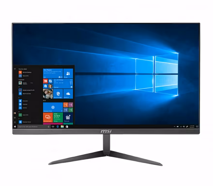 کامپیوتر All In One ام اس آی 24 اینچی مدل PRO 24X 10M پردازنده Pentium 6405U رم 8GB حافظه 256GB SSD گرافیک Intel