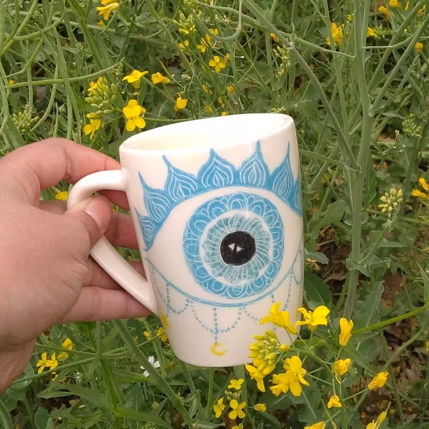 ماگ‌ سرامیکی چشم‌نظر