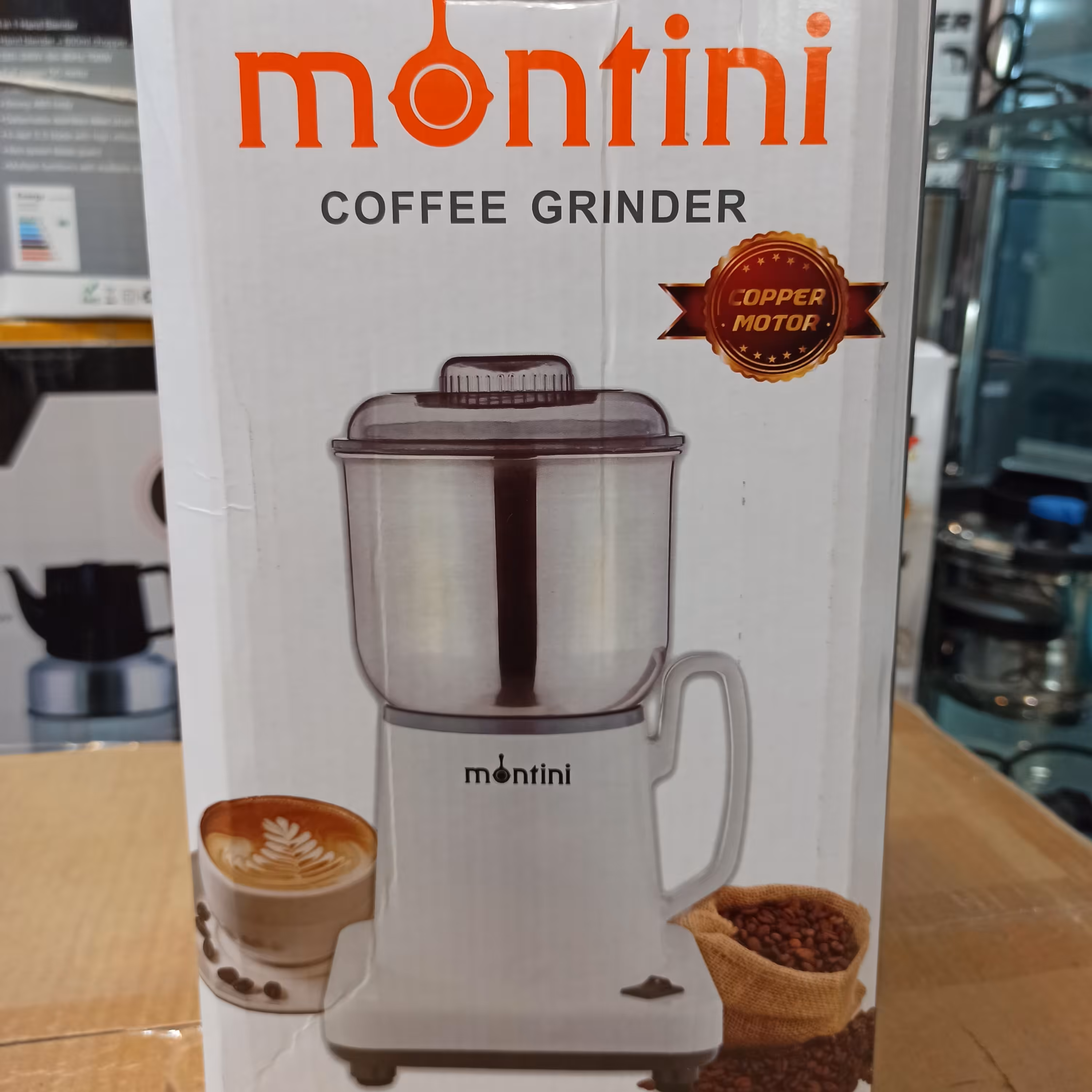 آسیاب قهوه مونتینی مخزن بزرگ 