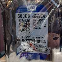 هارد 500 گیگ وسترن آبی اینترنال دارای یکسال گارانتی