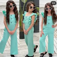 رامپر دخترانه سرهمی جنس کار ابروبادی 
