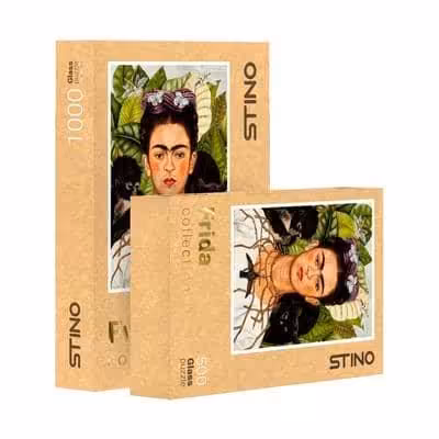 پازل شیشه ای استینو 500 تکه طرح فریدا (کد 15104)