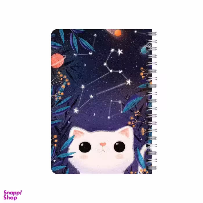 دفترچه یادداشت بامبیلیپ مدل چوبی طرح پیشی در کهکشان راه شیری کد 2058373