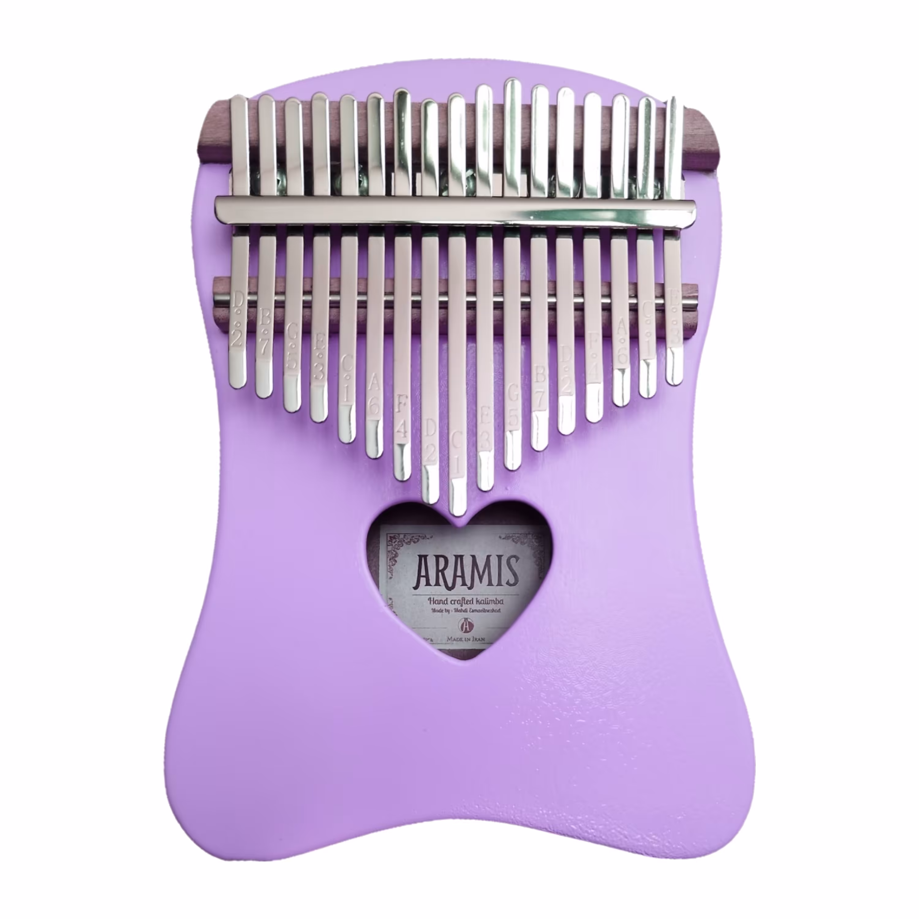 کالیمبا حرفه ای آرامیس با چوب طبیعی گردو  و رنگ دلخواه شما با ارسال رایگان 