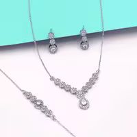 سرویس پایه جواهر نقره آکسو سری EB کد 000