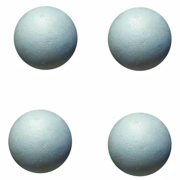 یونولیت آویز تزیینی طرح توپ مدل 425 معروف به سایز 25 بسته 4 عددی