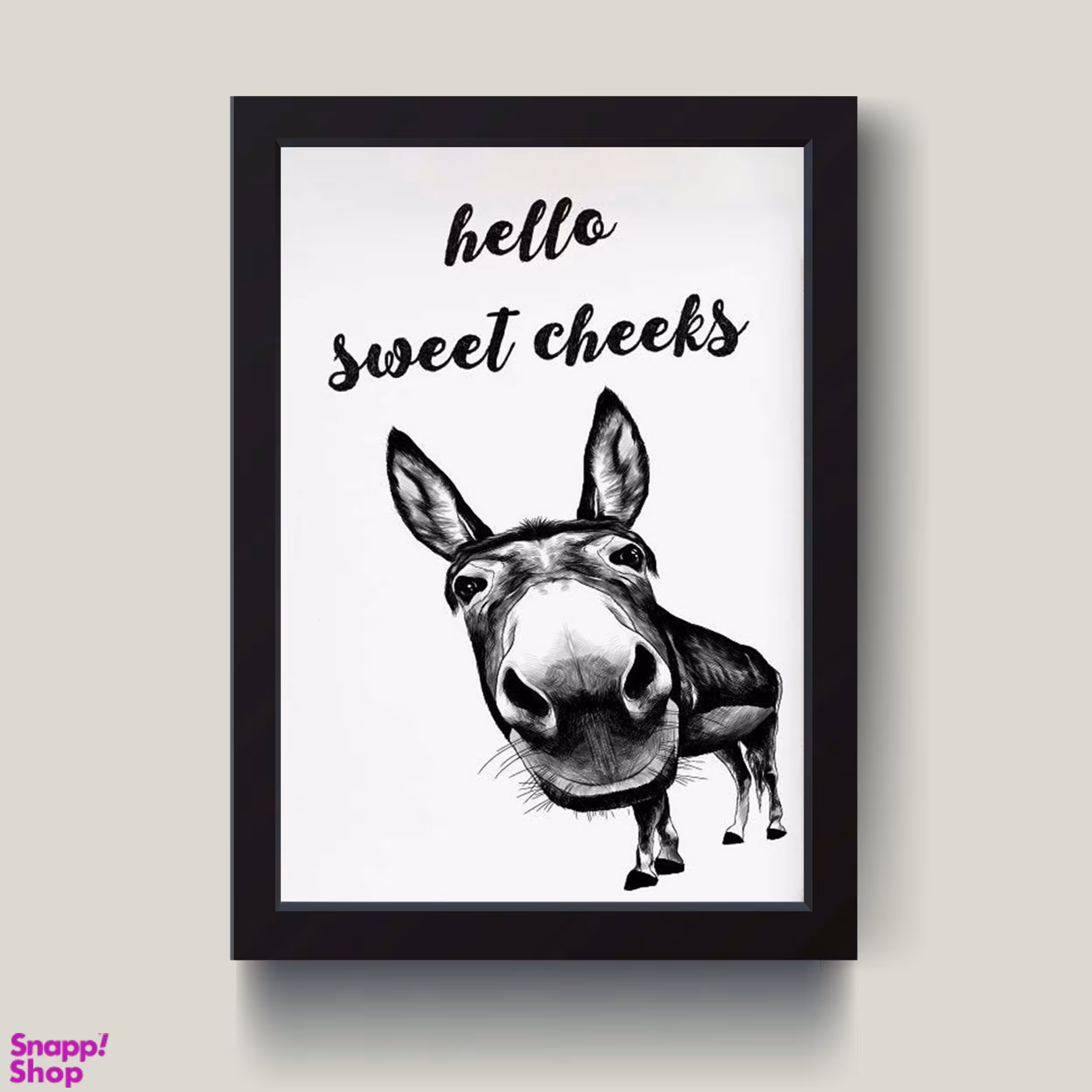 تابلو مدل Hello Sweet Cheeks کد S3016-b