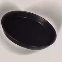 قالب پیتزا  آلومینیومی  ( بسته 3 عددی)ضخیم آمریکایی  کف 21 سانت (دهنه 23) 