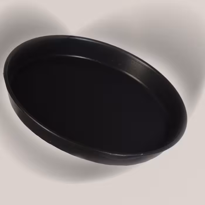 قالب پیتزا  آلومینیومی  ( بسته 3 عددی)ضخیم آمریکایی  کف 21 سانت (دهنه 23) 