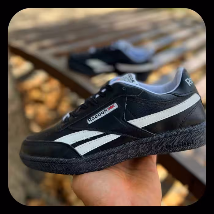 کفش کفه تخت مردانه مدل ریباک مشکی