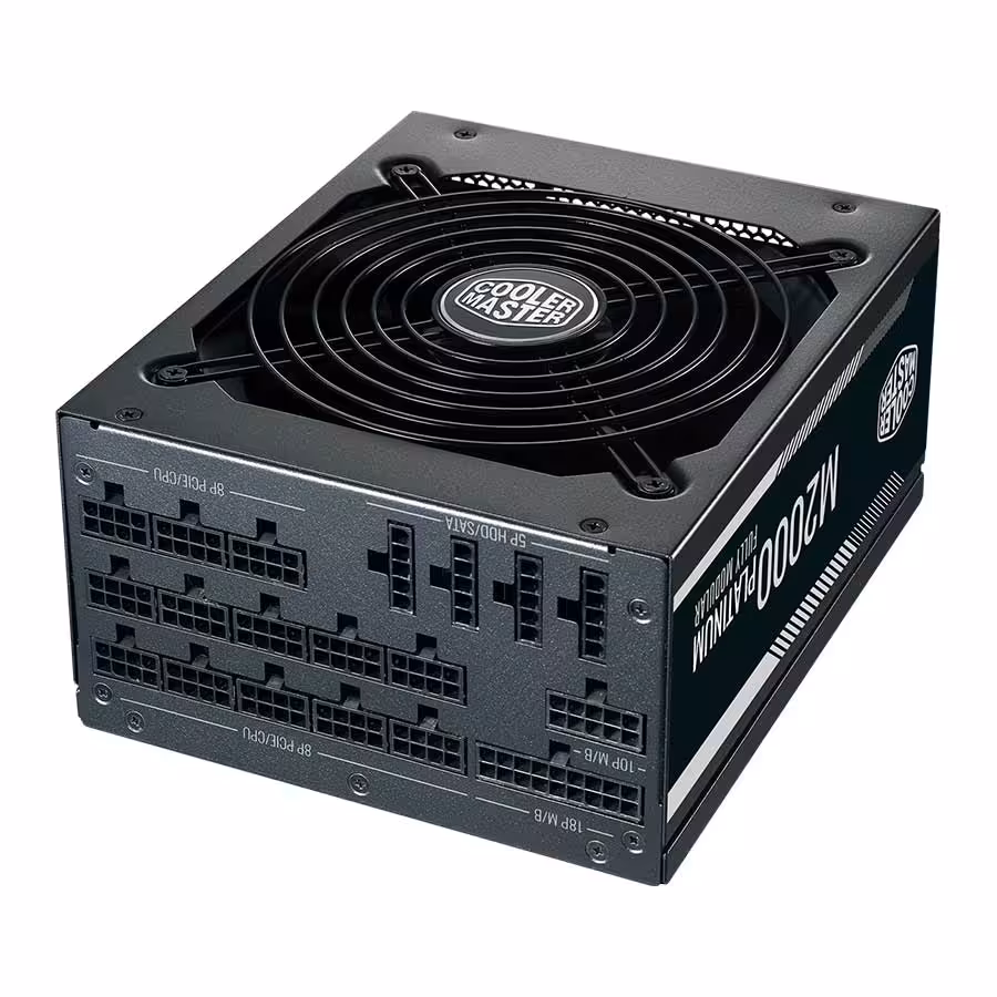 قیمت و خرید پاور کامپیوتر 2000 وات تمام ماژولار کولرمستر مدل M2000 PLATINUM | یاس ارتباط