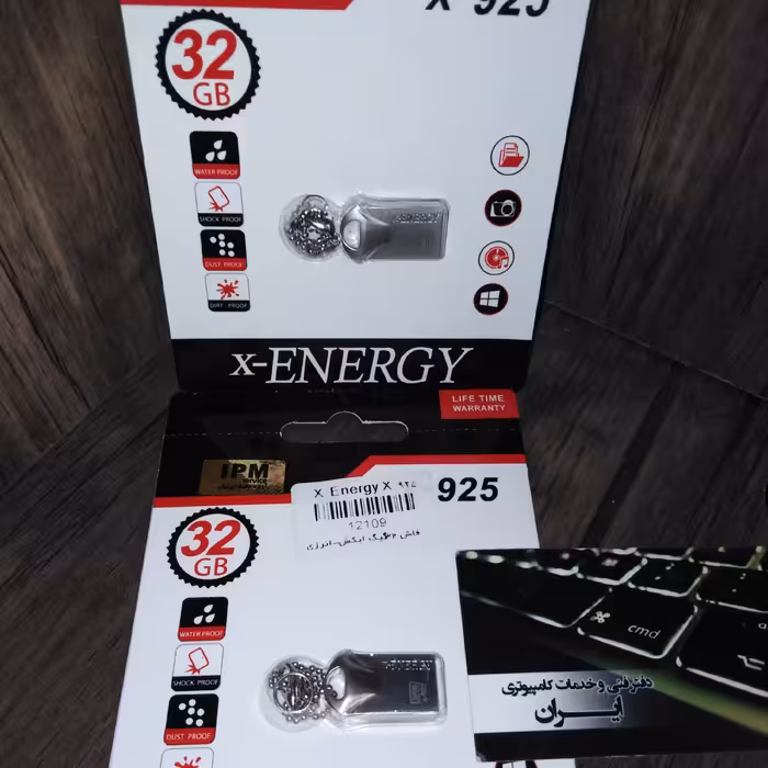 فلش 32گیگ X-Energy925-usb2 کیفیت عالی داری زنجیر گارانتی مادام