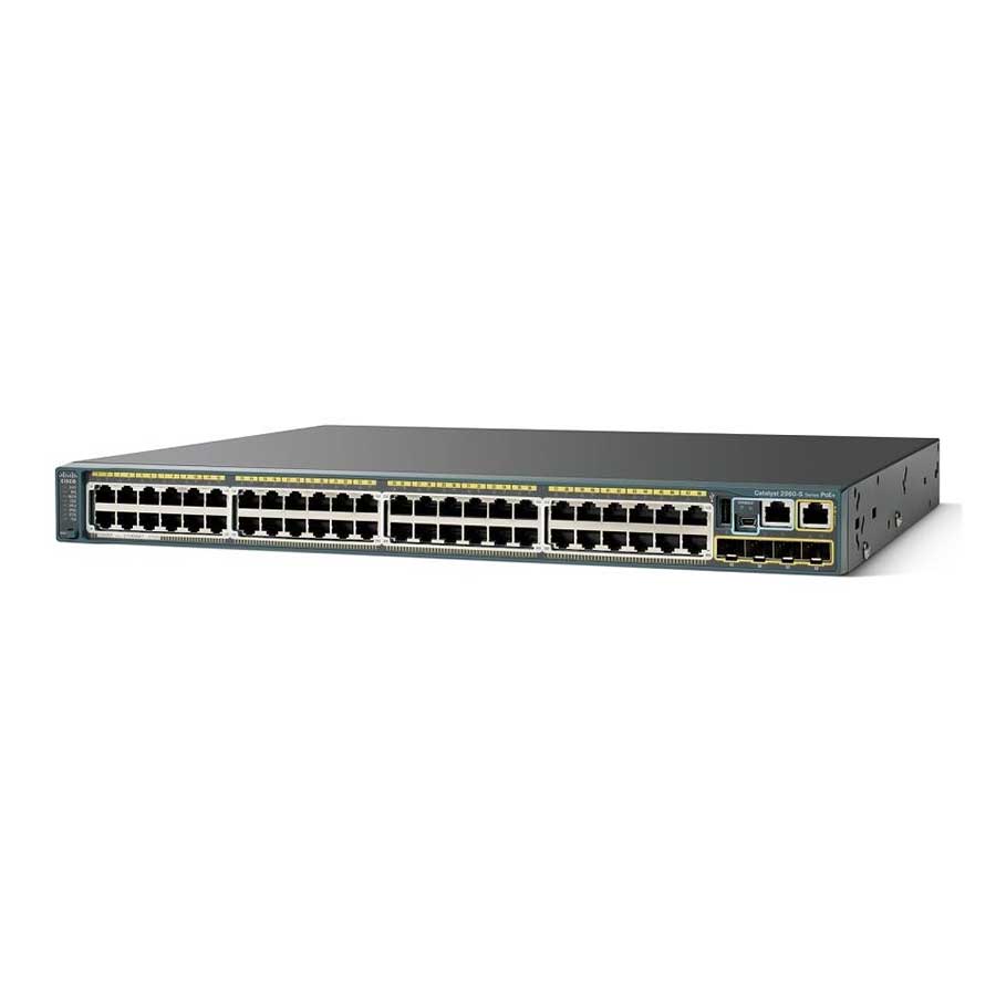 قیمت و خرید سوييچ 48 پورت سیسکو مدل WS-C2960S-48LPS-L | یاس ارتباط