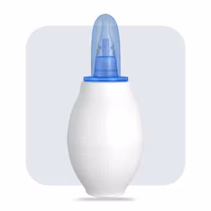 پوار بینی و فین گیر نوزاد وکودک تمام سیلیکونی مایا همراه سری اضافی و درپوش 