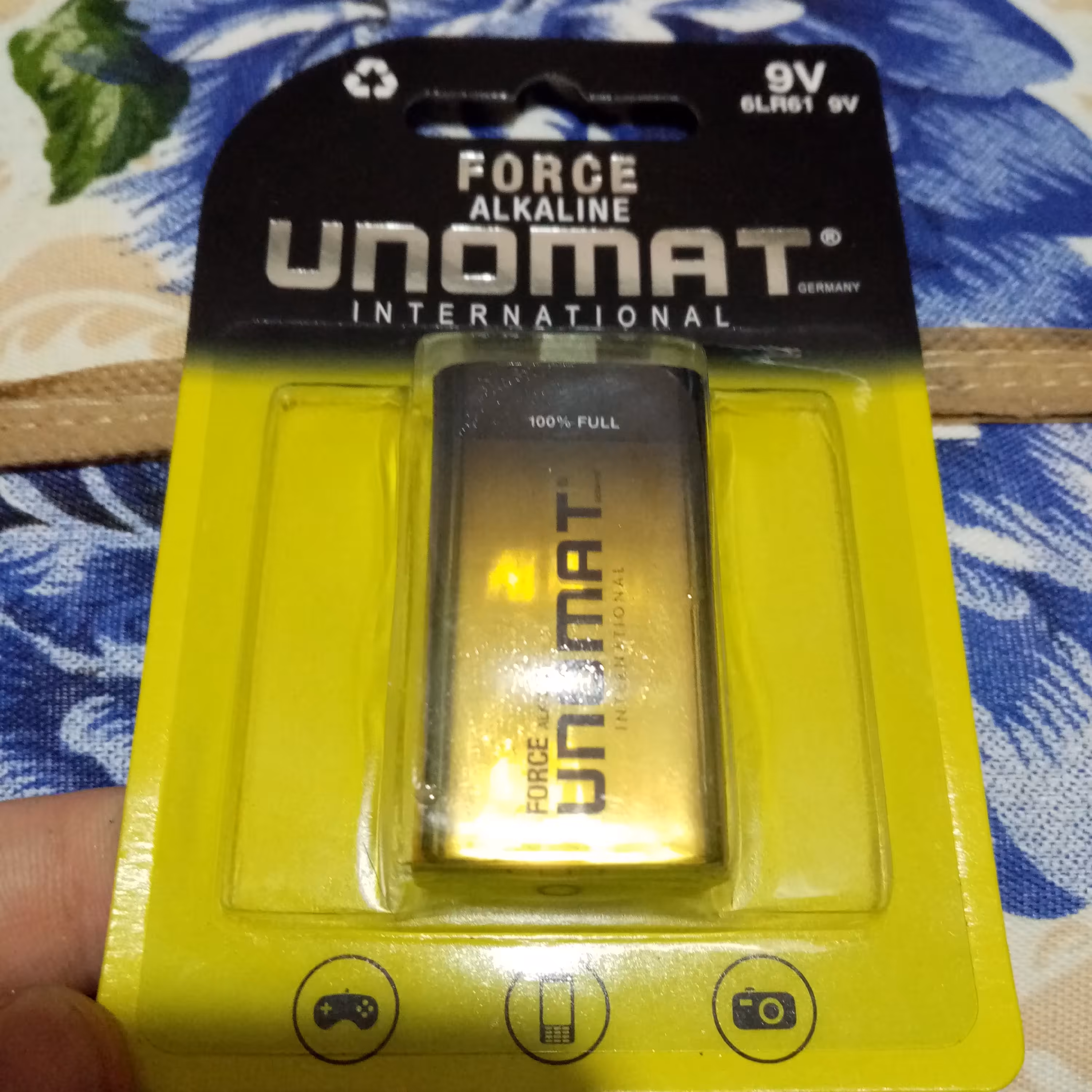 باتری کتابی 9ولت یونومات آلکالاین مناسب کاردستی سازی و کارهای خلاقانه مدل عمو رباتیک ربات ساز  لوازم یدکی وسایل رباتیک