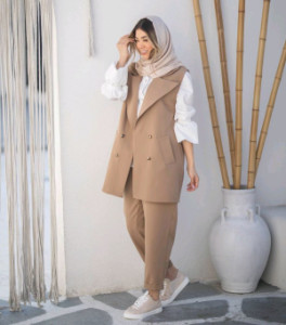 ست سه تیکه (وست شومیز شلوارمام)