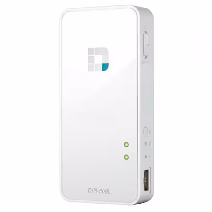 D-Link DIR-508L N300 Portable Router and Charger
