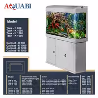 آکواریوم دلسا k-1500 با پایه