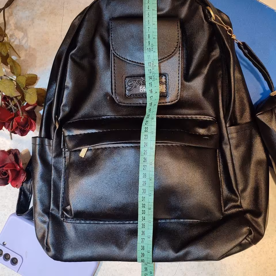 کیف مدرسه ای چرم جنس رویه درجه یک کیفیت عالی جادار 